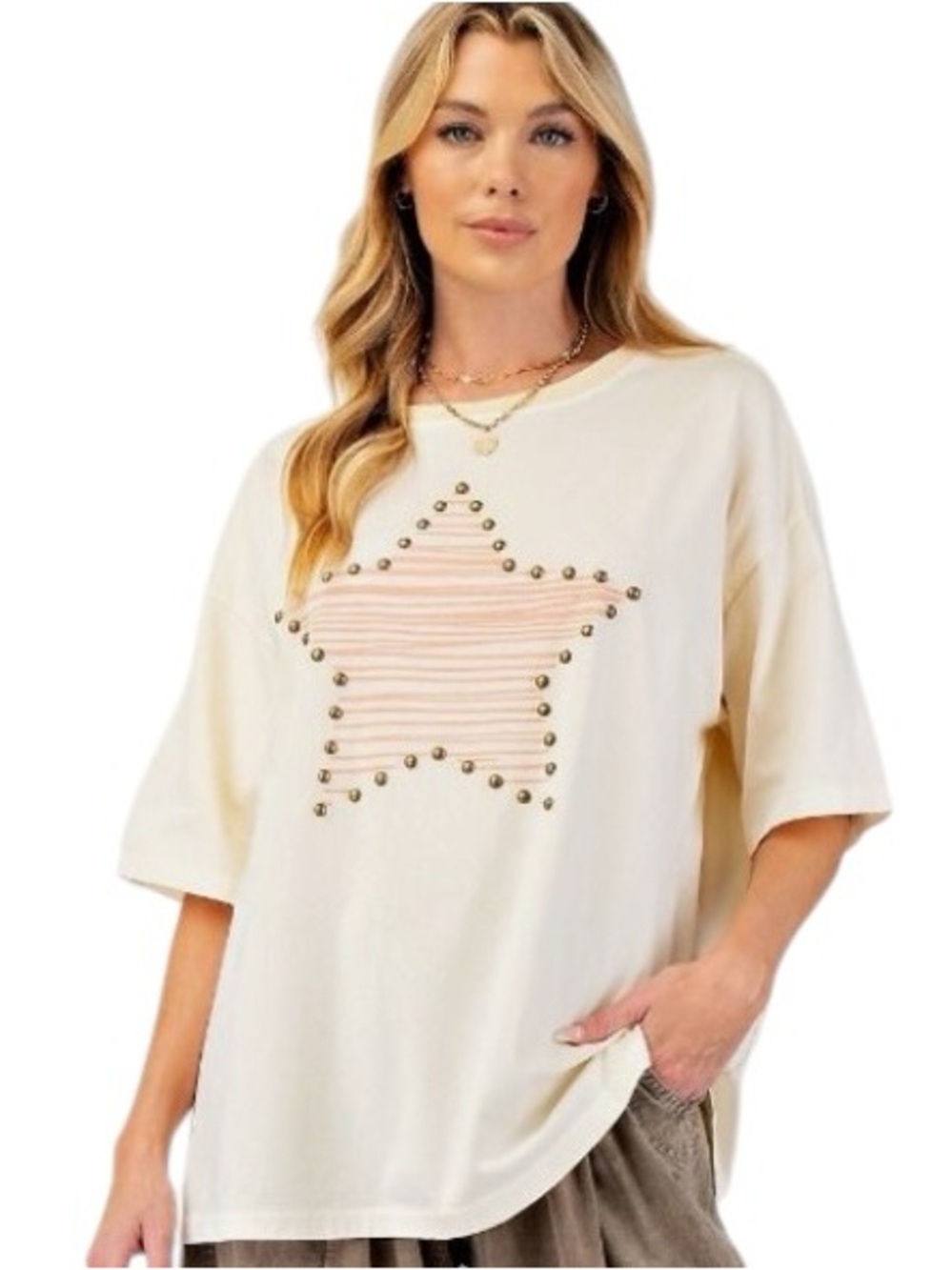 851:  EASEL NWT TOP CREAM (H30)